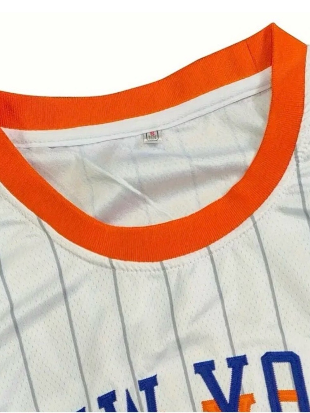 BRUNSON NY KNICKS MENS UNISEX XL STITCHED W/PINSTRIPES JERSEY WHITE NEW - Picture 6 of 11